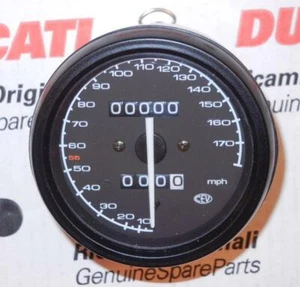 2001-2003 Ducati ST4 996 speedometer 170 MPH white numbers USA SMALL SCRATCH -D3 - Picture 1 of 1
