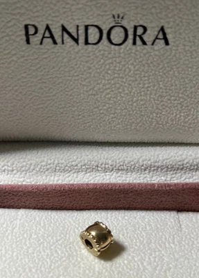 Pandora Oro Amarillo 14k Borde Biselado Clip Dije 750256 Retirado Foto 1 de 3