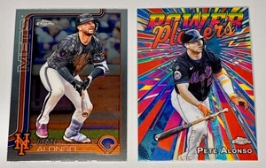 2025 Topps Chrome - Pete Alonso - Power Players & Base - Picture 1 of 2