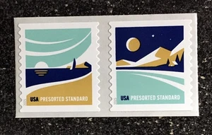2025USA #5959-5959 10c American Vistas Presorted Standard - Coil Pair Mint - Picture 1 of 1