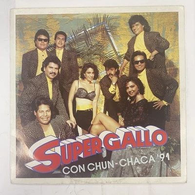 SUPER GALLO - CON CHUN CHACA 91 - 1990 MEXICAN LP, CUMBIA - Image 1 of 4