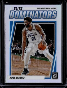 Joel Embiid 2022-23 Donruss Optic #9 Elite Dominators Holo Philadelphia 76ers - Picture 1 of 2