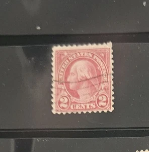 A103 2 Cents Stamp 1925 George Washington Red 100years Old - Picture 1 of 1