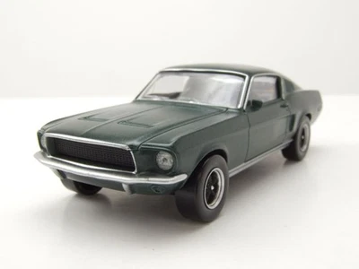 Ford Mustang Fastback 1968 Verde Bullitt Modellino 1:43 Norev - Immagine 1 di 4