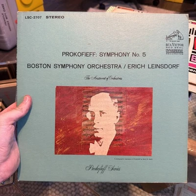 PROKOFIEFF: Symphony No.5 Leinsdorf & Boston Symph RCA LP RCA LSC-2707 Shaded NM - Image 1 of 4