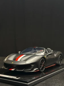 Ferrari 488 Pista Spider (Matte Black) [BBR] 1:12 scale - Picture 1 of 4