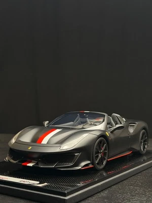 Ferrari 488 Pista Spider (Matte Black) [BBR] 1:12 scale - Image 1 of 4