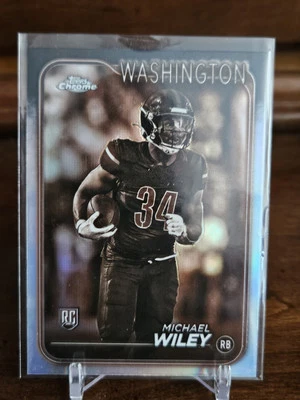 2024 Topps Chrome Michael Wiley RC Sepia Refractor #300 - Image 1 of 2