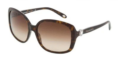 Gafas de sol Tiffany & Co TF4042G 80153B 58 mm Habana/lente degradada marrón Foto 1 de 2
