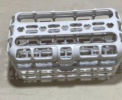 Cesta Lavavajillas Munchkin Deluxe, Blanco Biberón Accesorios Pezones Fácil Foto 1 de 4