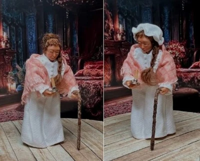 ÚNICA Casa de Muñecas Artesanal Mujer llamada Emma; titulada "Candle Light", IGMA Foto 1 de 4