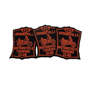 Orangeville Motorcycle Touring Club Patches Lot of 3 OMTC Vintage Biker Canada - Picture 1 of 5