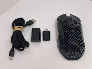 SteelSeries Aerox 9 Ultra-Lightweight Wireless Holey RGB Gaming Mouse - Faulty - Photo 1/4
