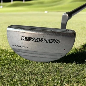 Maxfli Revolution 2 Mallet Putter Steel Shaft Right Hand Golf Club ~34” * Read - Picture 1 of 9