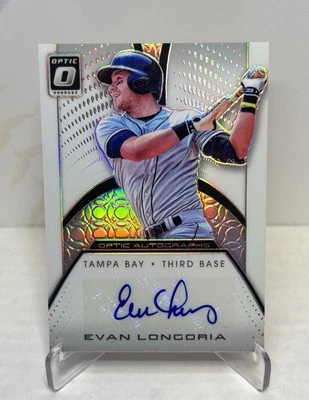 Evan Longoria - 2016 Panini Donruss Optic - Autógrafos ópticos #OA-EL Foto 1 de 2