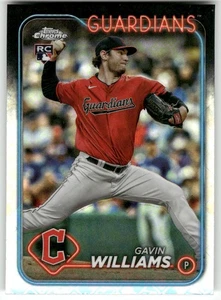 2024 Topps Chrome Logofractor Edition #15 Gavin Williams Rookie RC - Picture 1 of 2