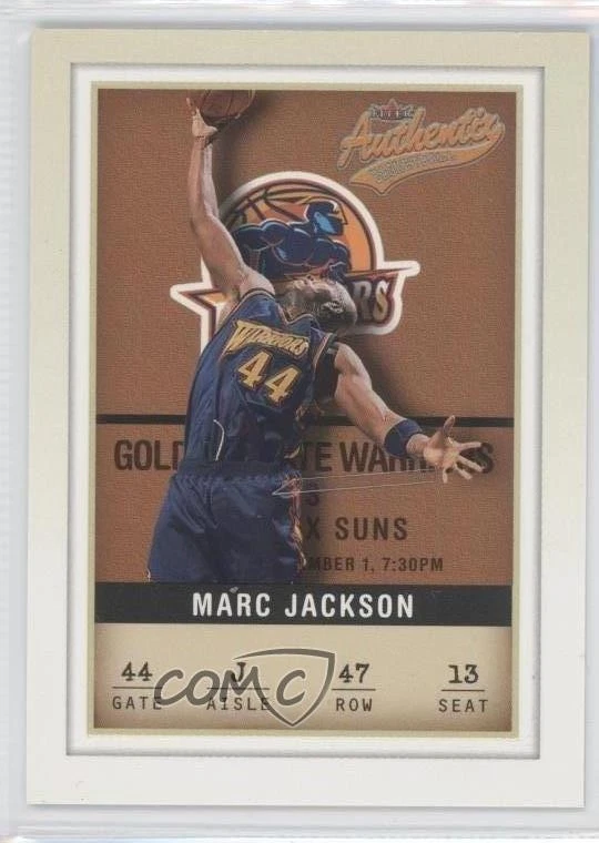 2001-02 Fleer Authentix Marc Jackson #47 - Image 1 of 2