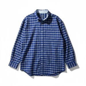 Brooks Brothers 1818 2XL Blue Plaid Non Iron Long Sleeve Button Down Dress Shirt - Picture 1 of 8