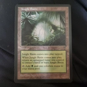 Jungle Basin -Magic The Gathering - Visions - Land - MTG - Picture 1 of 10