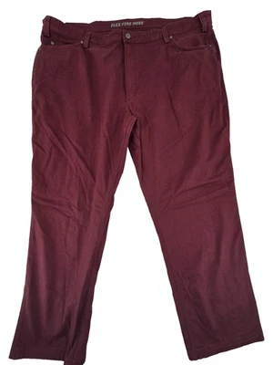 Pantalones de mezclilla Duluth Flex Fire rojo ladrillo 48 X 32 para hombre talla calce relajado nuevos sin etiquetas Foto 1 de 4