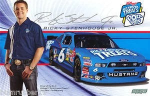 2012 RICKY STENHOUSE "KELLOGG'S POP TARTS" NASCAR NATIONWIDE POSTCARD   - Picture 1 of 1