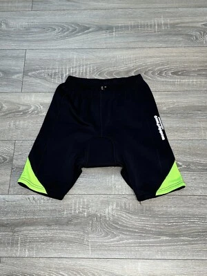 Muddy Fox cycling shorts black mens padded tie waist size M - Image 1 of 4