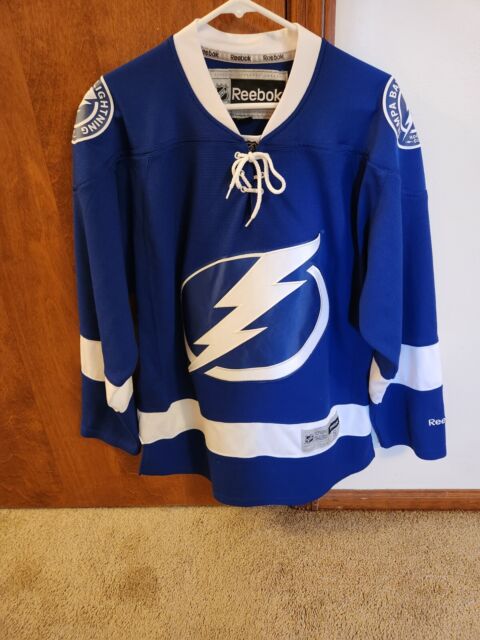 NHL Men's Tampa Bay Lightning Nikita Kucherov #86 Breakaway Home Replica Jersey, Small, Blue