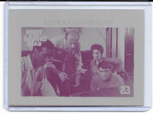 2023 Fright Rags Night of the Living Dead Magenta PRINTING PLATE 1/1 #23 SP RARE - Picture 1 of 2