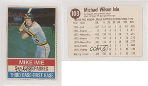 1976 Hostess All-Star Team Mike Ivie (Brown Back) #103.2