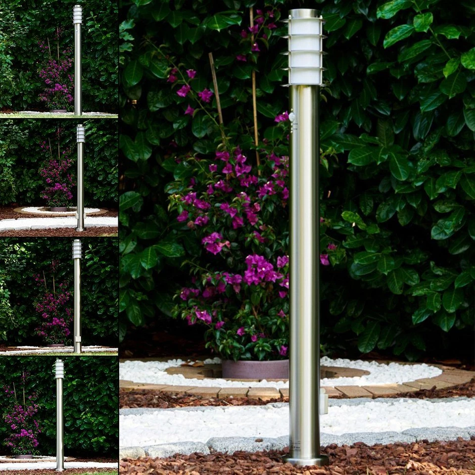 moderne Edelstahl Wege Sockelleuchte Steh Lampe Tunes Garten Terrasse Einfahrt - Bild 1 von 1