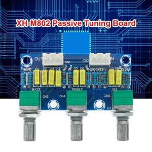 XH-M802 Passive Preamplifier Tone Board HiFi Treble Bass Volume Control Module - Picture 1 of 6