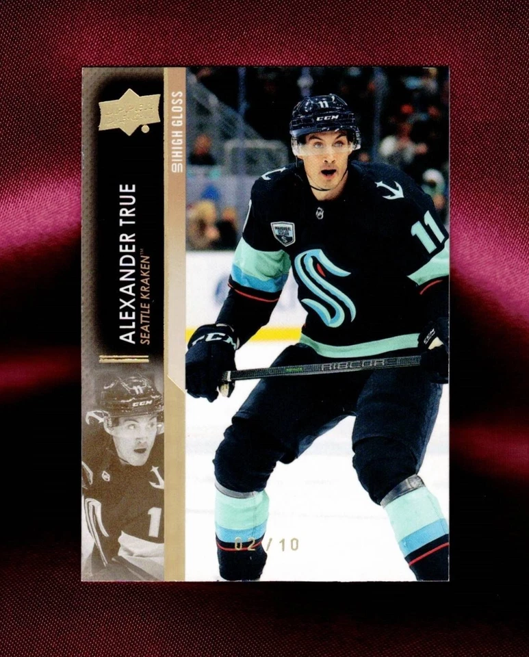 2021-22 Upper Deck Extended ALEXANDER TRUE #631 Base HIGH GLOSS 02/10 SSP - Image 1 of 2