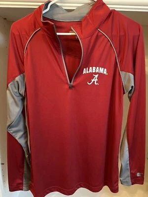COLOSSEUM Brand Unisex 1/4 ZIP LONG SLEEVE SIZE S ALABAMA CRIMSON TIDE Jacket - Изображение 1 из 4