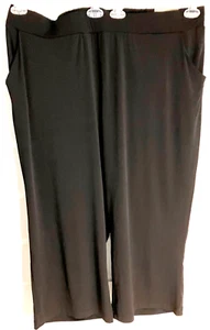 Maurices Black Stretch Polyester Elastic Waist Pull On Pants Size 24W NWTS! - Picture 1 of 7