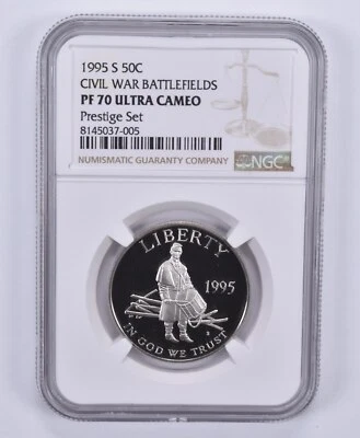 1995-S Civil War Commemorative Half Dollar Prestige Set PF70 NGC - Image 1 of 4