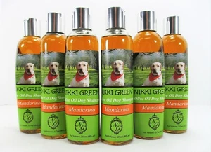 Lot of 6 Anti-bacterial Dog Shampoo Olive Oil + Sweet Orange Essential Oil 8oz - Picture 1 of 5