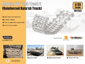 Wolfpack WP12002, Modern IDF Tank Track 2 - Reforzado Bata'sh Track, 1/35 - Imagen 1 de 4