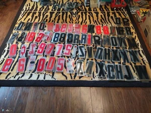 Approx 640+Plastic Acrylic Outdoor Marquee Sign 6" Letters Numbers %&’ - Picture 1 of 13