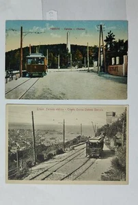 TRIESTE CITTA'-OPICINA FUNICOLARE-LOTTO 2 CARTOLINE-C34-180 - Picture 1 of 1