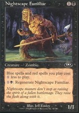 1x Nightscape Familiar - Foil LP, English MTG Planeshift