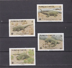 E1087 - Turks & Caicos Islands 1986 - MNH - Reptielen / Reptiles WWF - Imagen 1 de 1