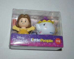 FISHER PRICE 2023 DISNEY PRINCESS LITTLE PEOPLE - BELLE AND TEAPOT - Picture 1 of 3