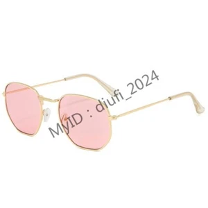 New Pilot's Rose Gold Glass Light Pink Sunglasses - Picture 1 of 1