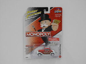 1:64 1932 Ford Hiboy Coupe - Johnny Lightning Pop Culture "Monopoly" Johnny Ligh