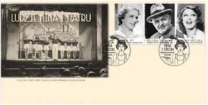 FDC - PEOPLE OF CINEMAS AND THEATER - 2014 - Picture 1 of 1