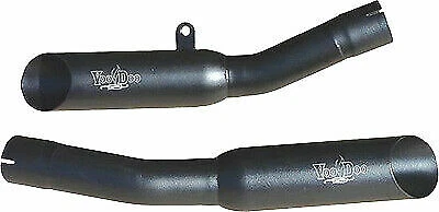 Voodoo Shorty Black Kawasaki 2012-2021 ZX 1400 Ninja ZX-14R Slip-On Exhaust Dual - Image 1 of 1