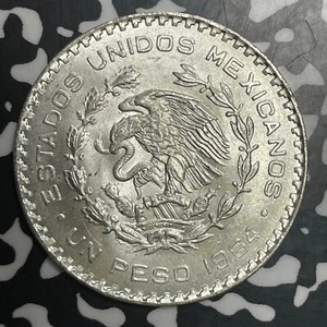 1964-Mo Mexico 1 Peso Lot#T2676 High Grade! Beautiful! - Picture 1 of 2