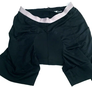 Women's REI Cycling Shorts Size Small Athletic Bike Black Padded Nylon EUC - Picture 1 of 4