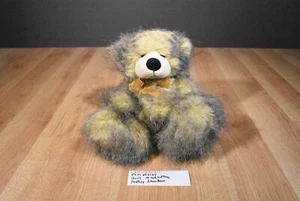 Russ Quill Oso de Peluche Plumoso Marrón Bolsa de Frijoles Peluche con un Lazo Dorado (310-2513-01) - Imagen 1 de 6