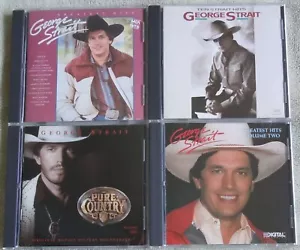 George Strait 4 CDs Pure Country Ten Strait Hits Greatest Hits 1 & 2 - Picture 1 of 14